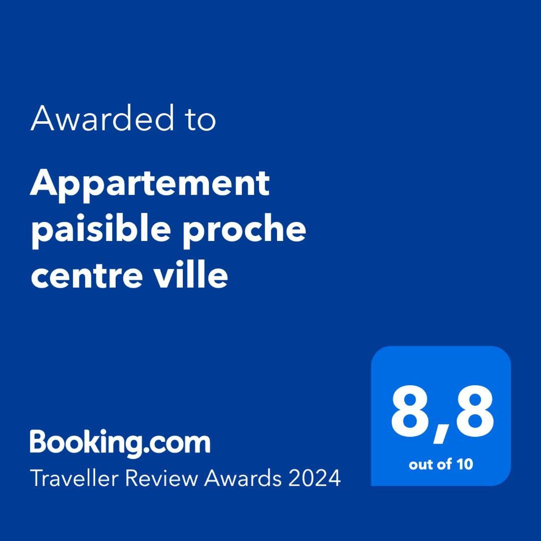 Appartement Paisible Proche Centre Ville Bron Dış mekan fotoğraf